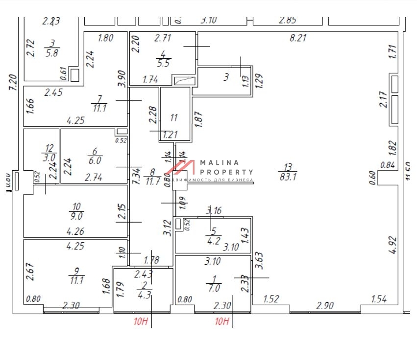 Продажа помещения под кафе в ЖК Hill8