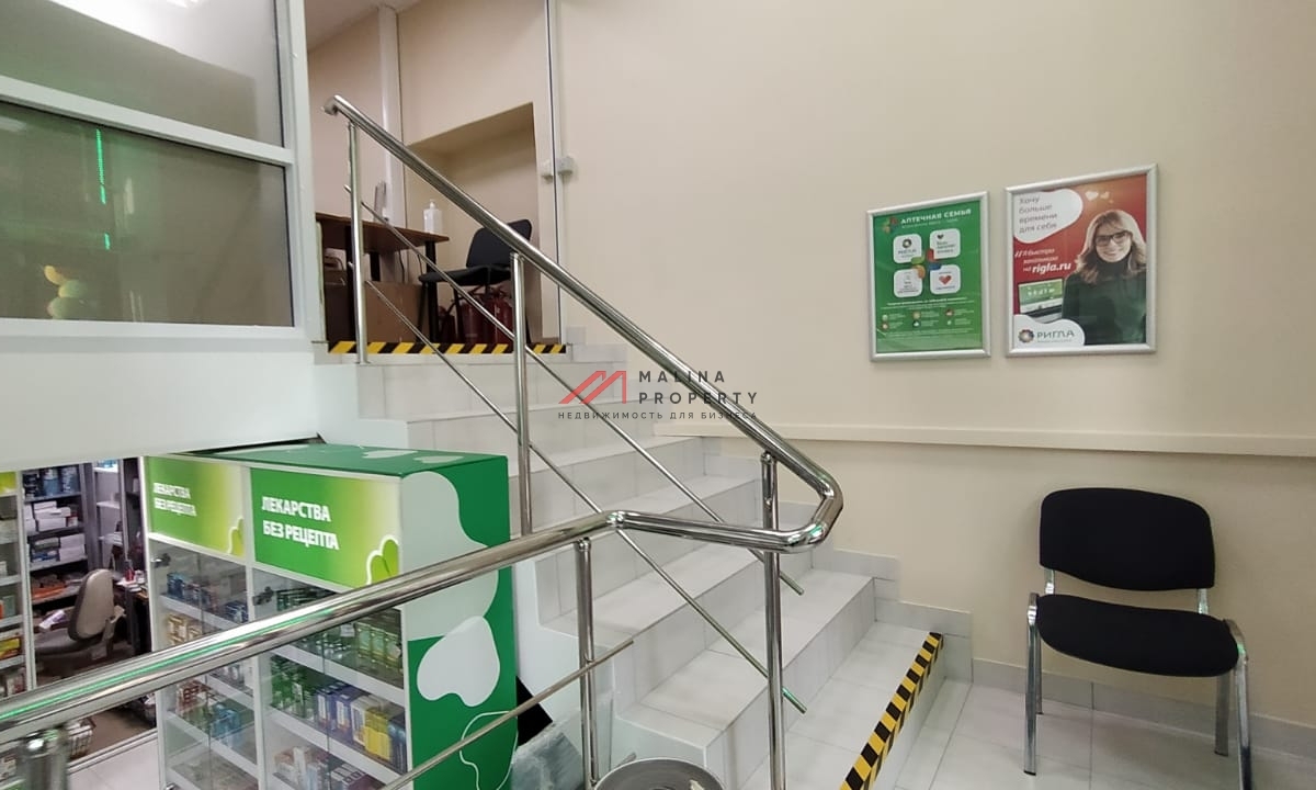Продажа помещения с арендатором аптека Ригла 