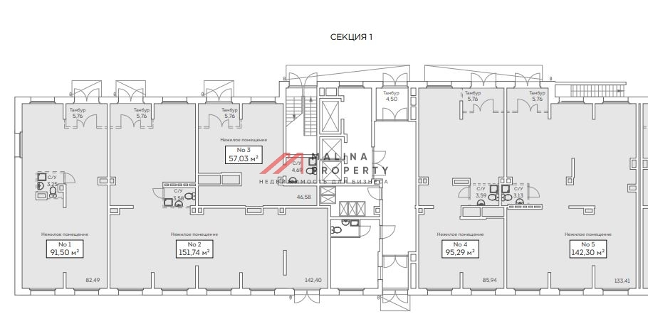 Продажа торгового помещения в новом ЖК