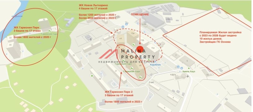 Продажа помещения с супермаркетом Магнит