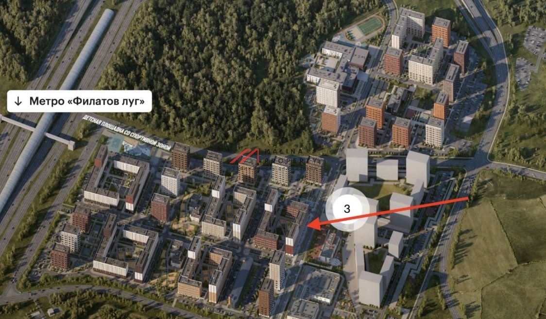 Аренда нежилого помещения в ЖК "Саларьево Парк"