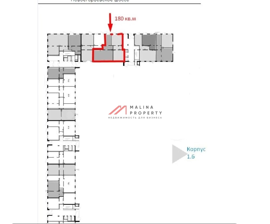 Аренда помещения в новом жилом комплексе