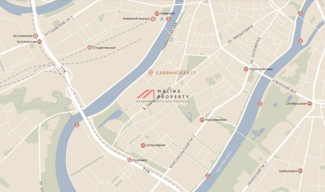 Продажа помещения в ЖК "Саввинская 17"