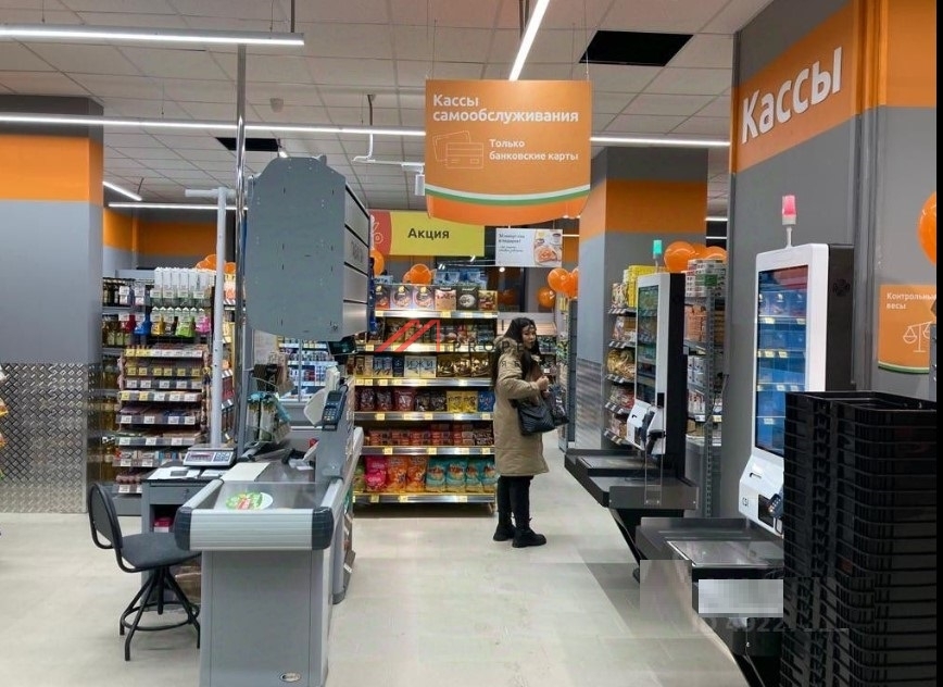 Продажа помещения с супермаркетом Дикси