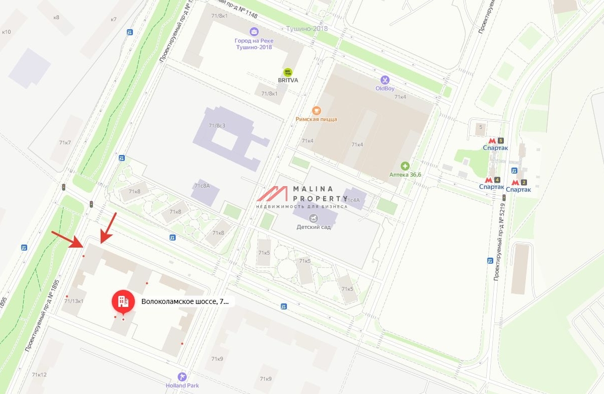 Аренда торгового помещения на первой линии 