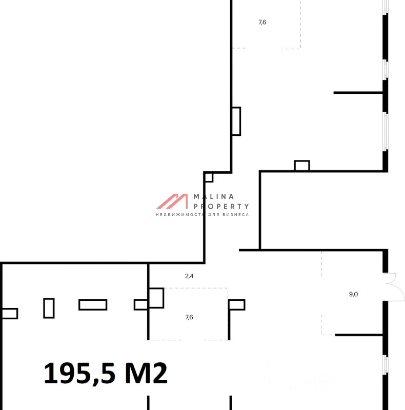 Аренда торгового помещения на первой линии 