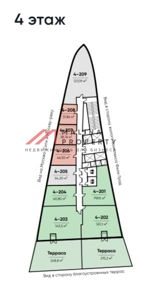 Продажа офиса в МФК Эйлер