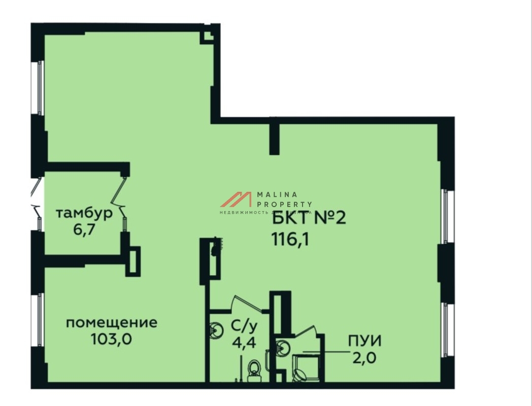 Аренда помещения в жилом комплексе Эко Бунино