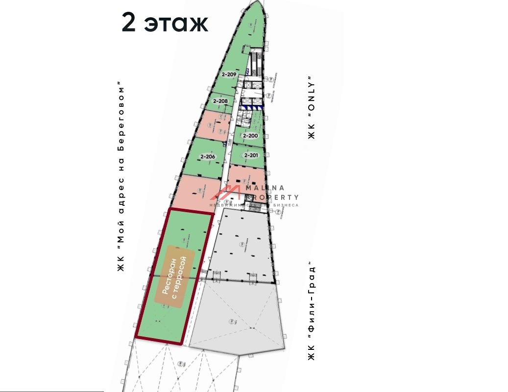 Продажа помещения под ресторан в МФЗ Эйлер