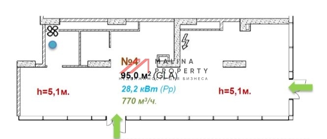 Аренда торгового помещения в апарт-комплексе "B’aires"