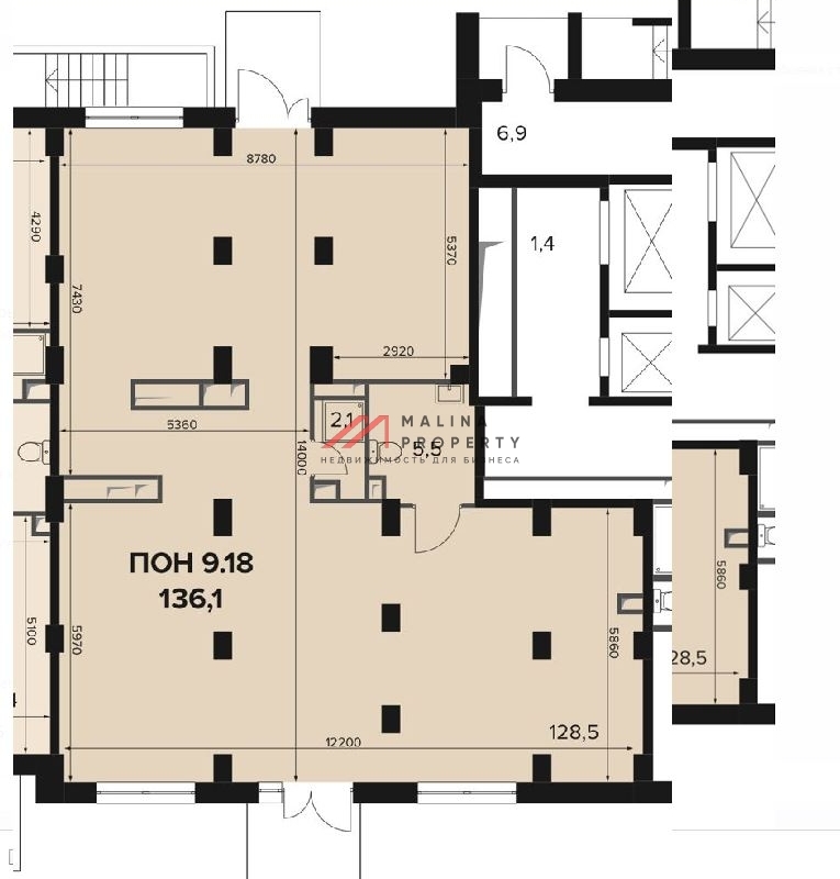 Аренда коммерческого помещения в ЖК Первый Ленинградский