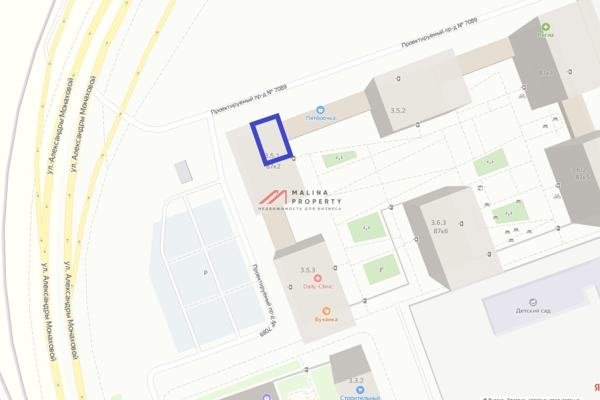 Аренда торгового помещения в новом комплексе