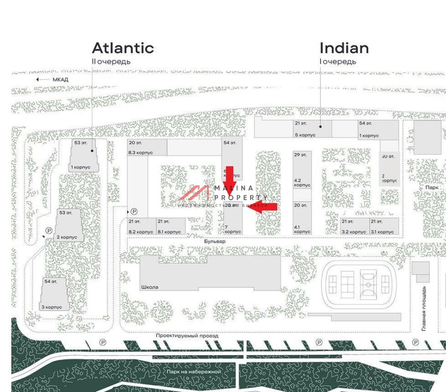Продажа торгового помещения в ЖК "City Bay"