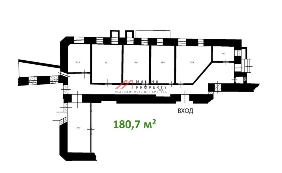 Аренда торгового помещения на Новой Басманной улице