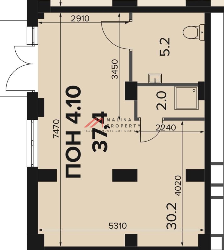 Аренда помещения в ЖК "1-й Ленинградский" рядом с "Пятёрочкой"