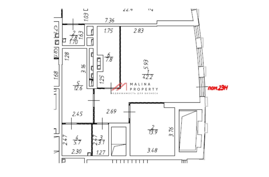 Аренда торгового помещения в ЖК Крылья