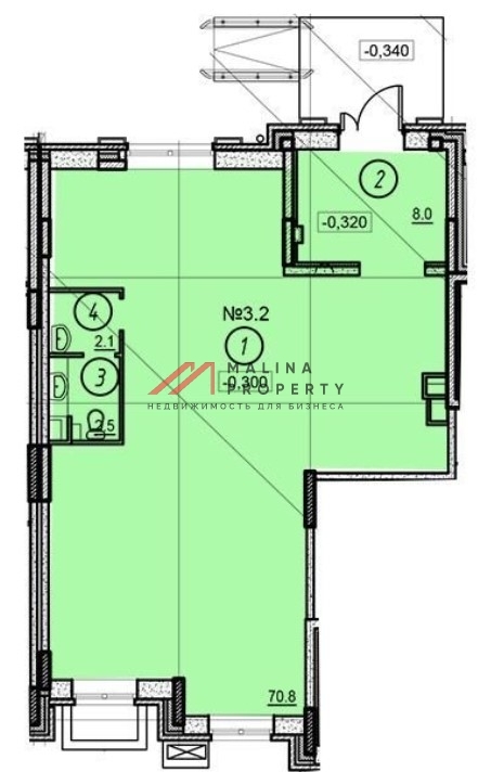 Продажа торгового помещения с арендатором Красное и Белое
