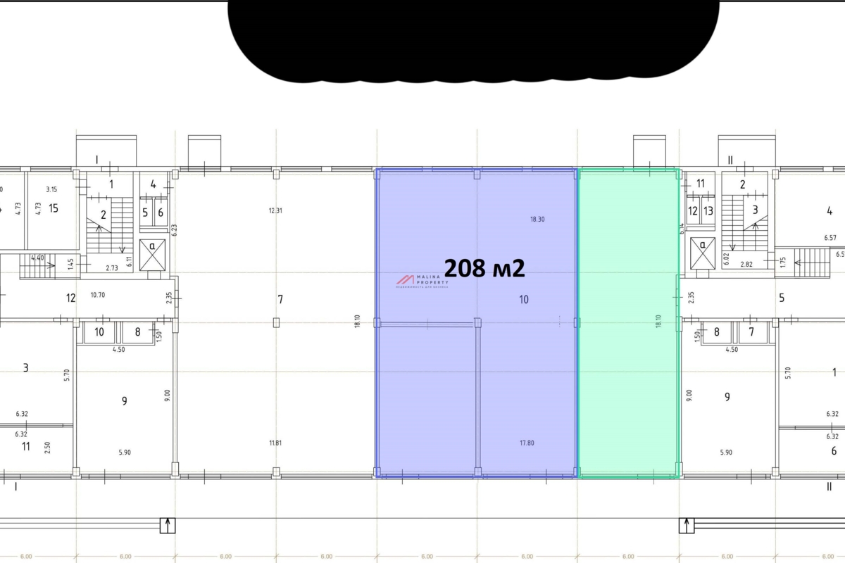 Продажа торгового помещения в административном здании