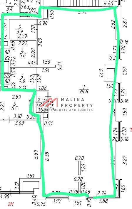 Аренда торгового помещения в новом ЖК "Тропарево парк" 