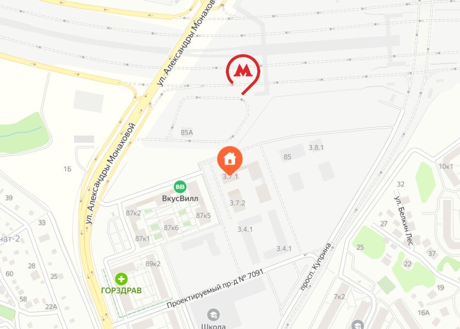 Аренда торгового помещения в ЖК "Бунинские луга" 