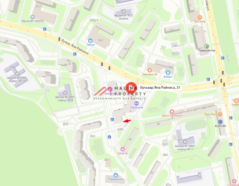 Продажа торгового помещения с арендатором в ЖК "Балтийский квартет"