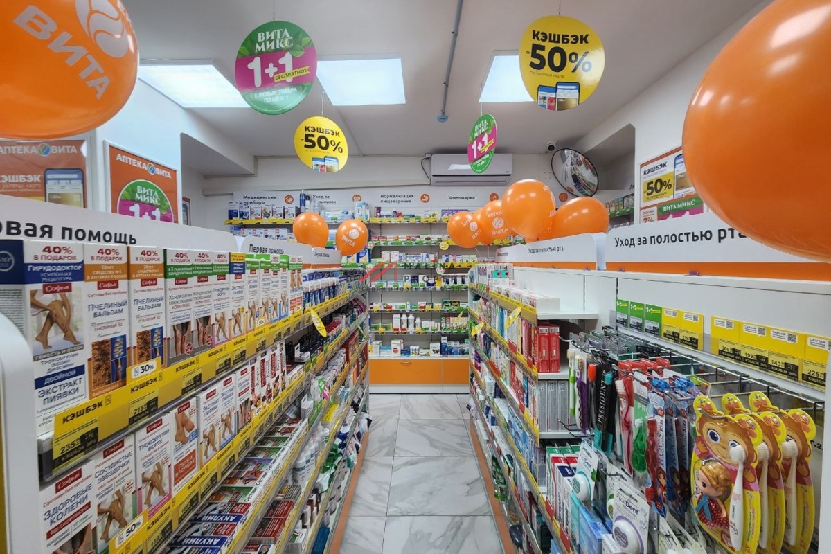 Продажа торгового помещения с арендатором аптека