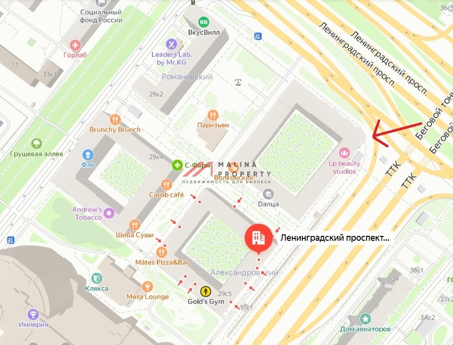 Продажа помещения в ЖК Царская площадь