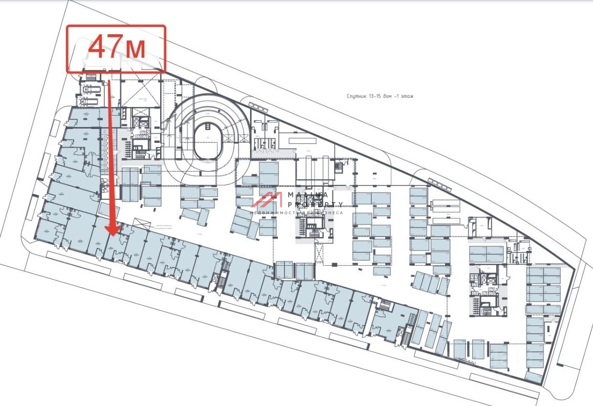 Аренда нежилого помещения в ЖК «Квартал «Спутник»