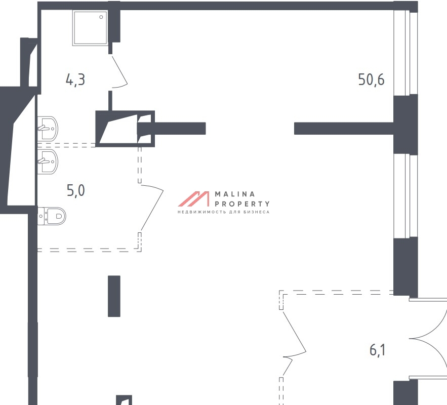 Продажа торгового помещения в ЖК "Мытищи Парк" 