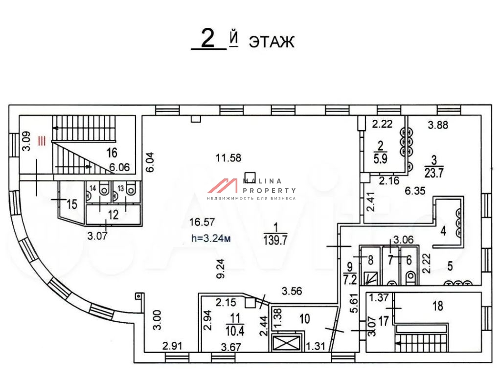 Продажа здания в спальном районе с супермаркетом Пятёрочка