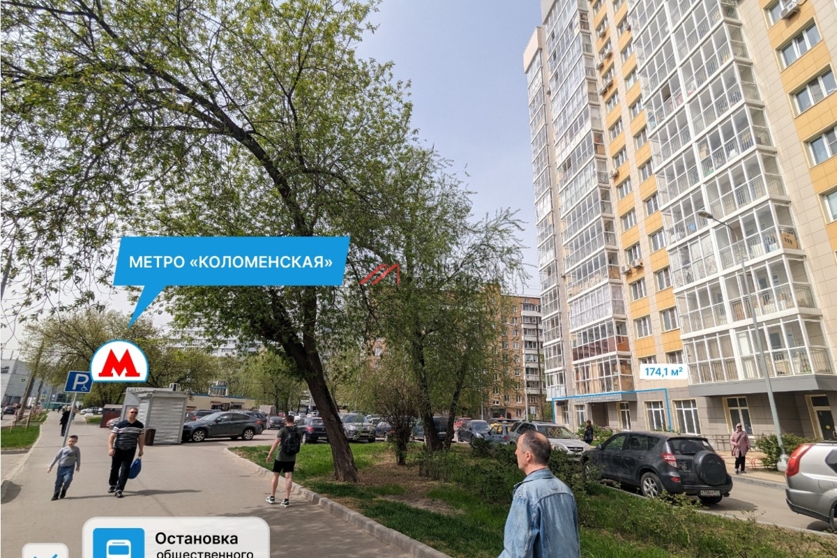 Продажа помещения с арендаторами у метро Коломенская 