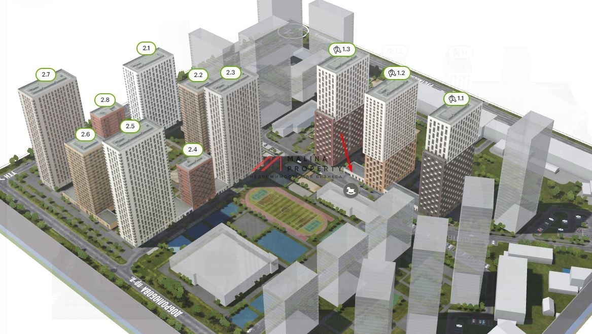 Аренда коммерческого помещения ЖК Руставели 14