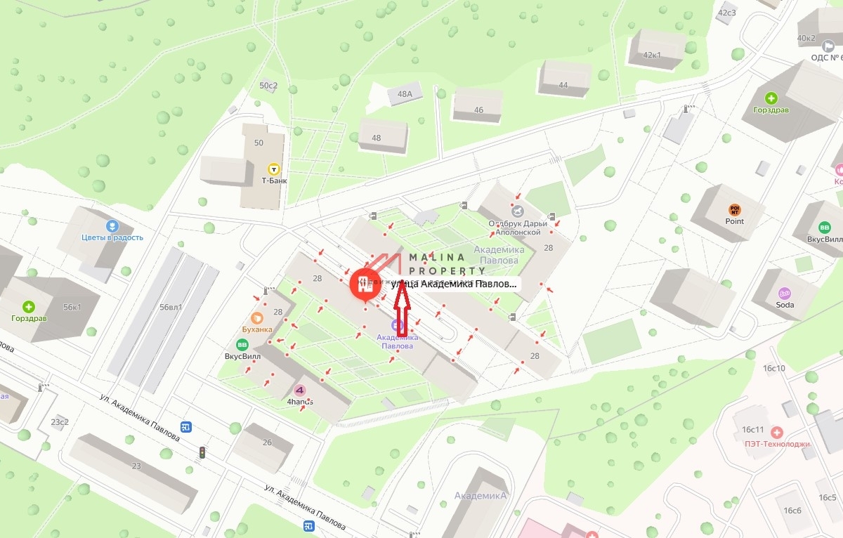 Продажа торгового помещения в ЖК «Академика Павлова»