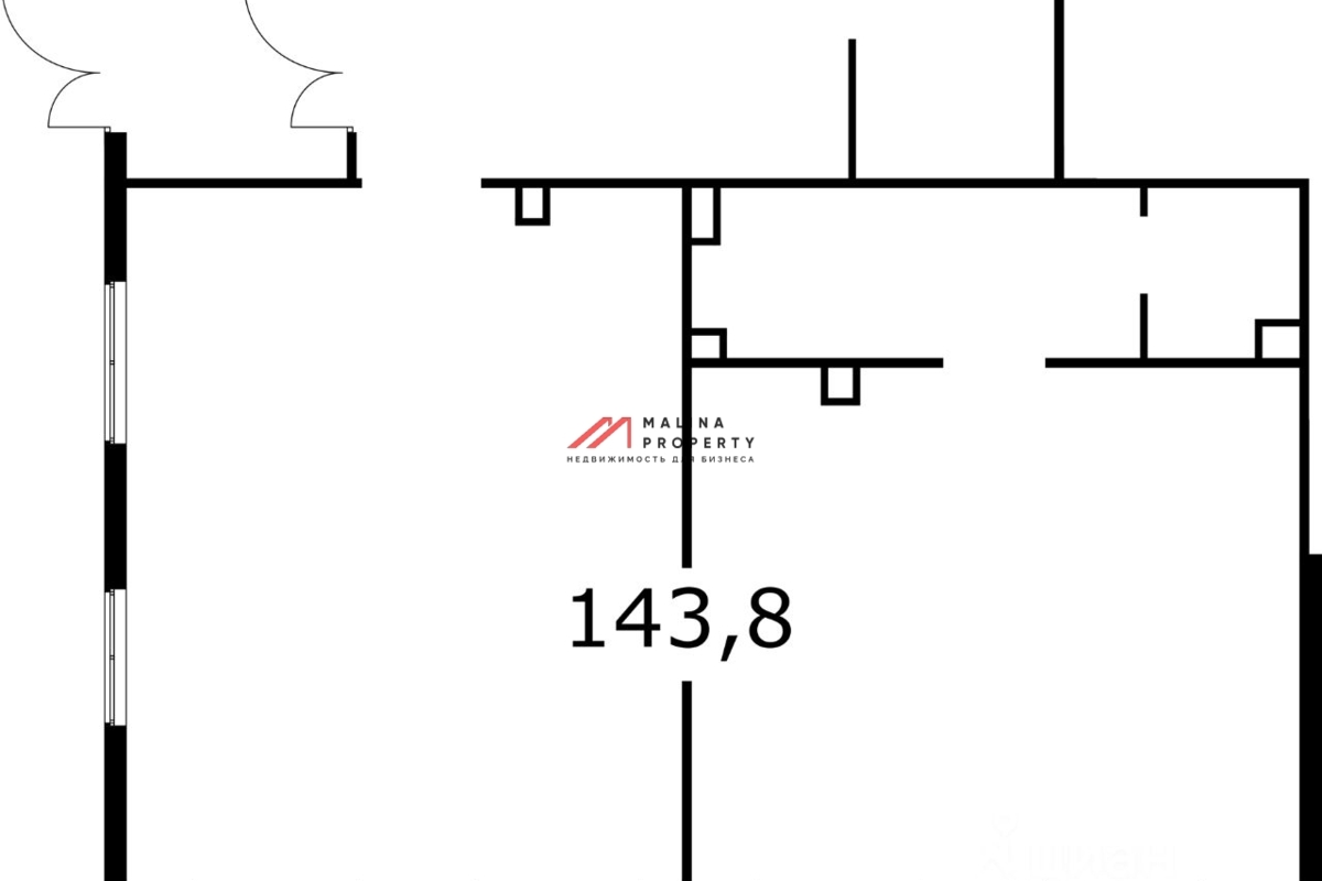 Продажа торгового помещения в центре ЖК "Никольские Луга" 