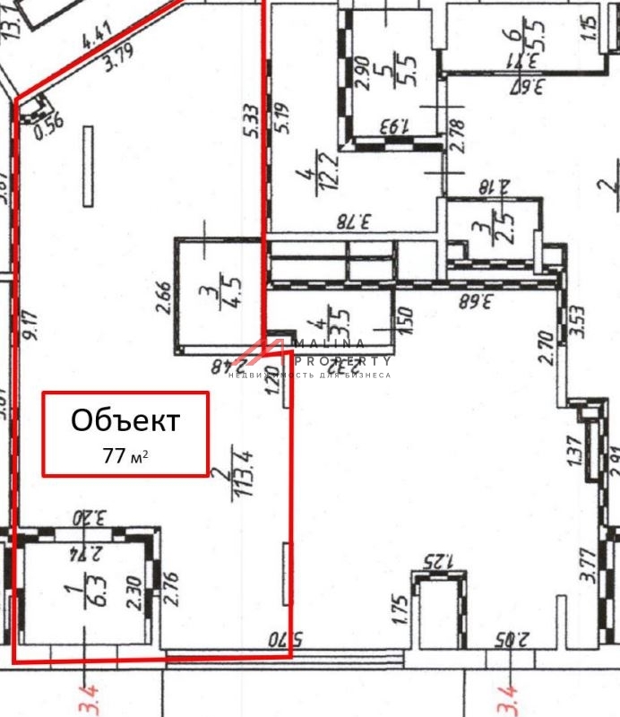 Аренда коммерческого помещения ЖК «Скандинавский»