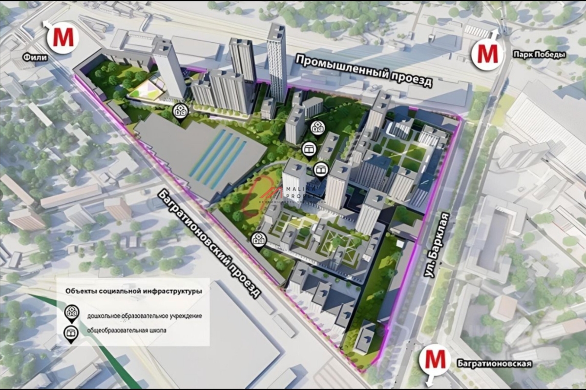 Продажа торгового помещения в ЖК "Барклая 6"