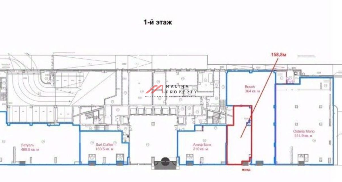 Аренда торгового помещения в МФК «Академик»