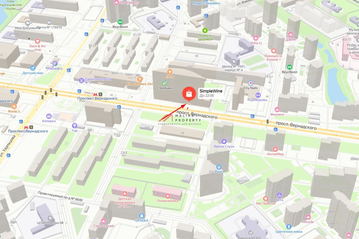 Аренда торгового помещения в МФК «Академик»