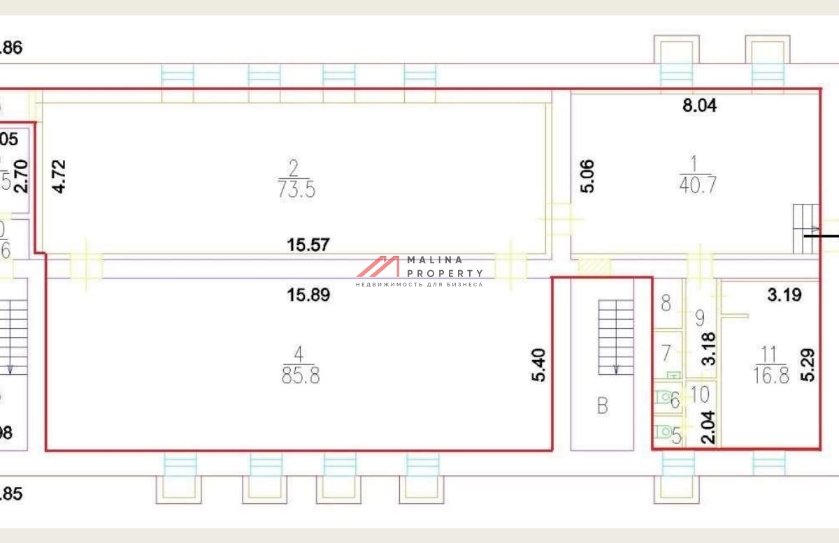 Продажа помещения с магазин "Красное и Белое"