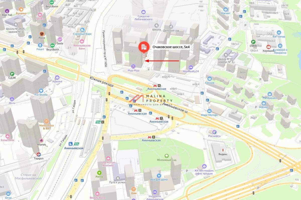 Аренда торгового помещения в ЖК "Матвеевский парк"