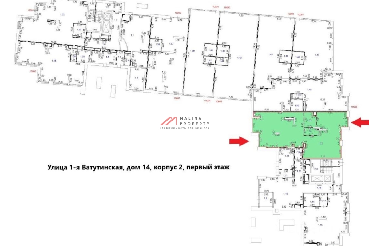 Продажа торгового помещения в ЖК Russian Design District