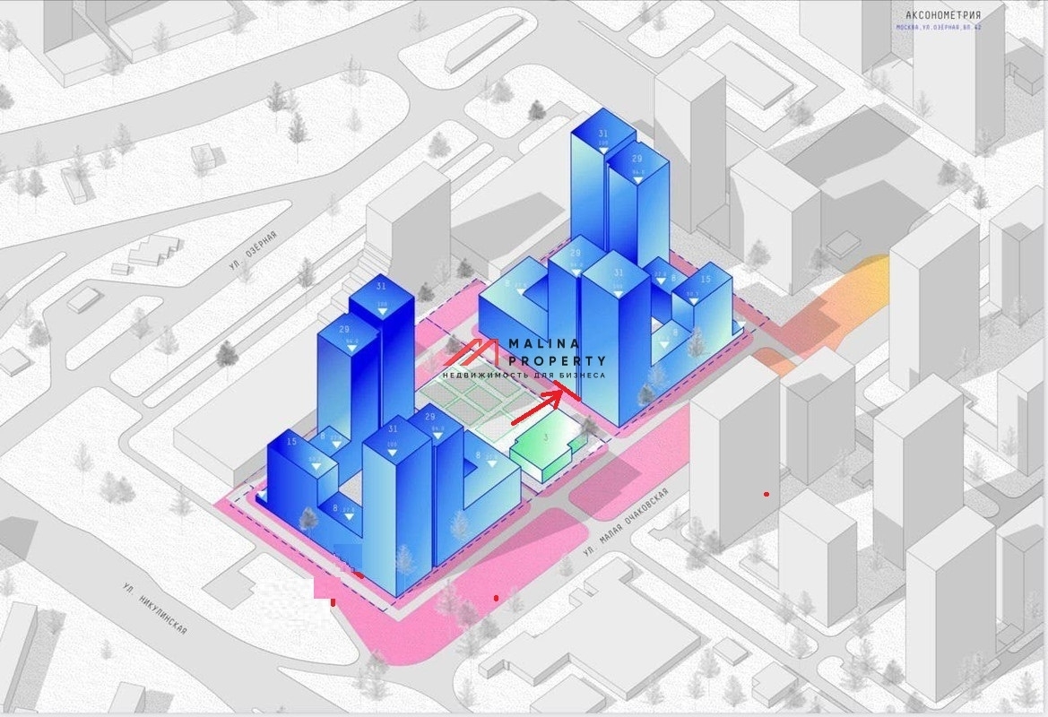 Продажа торгового помещения в ЖК Страна Озерная