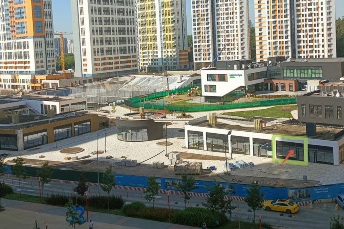 Аренда торгового помещения в жилом комплексе Спутник