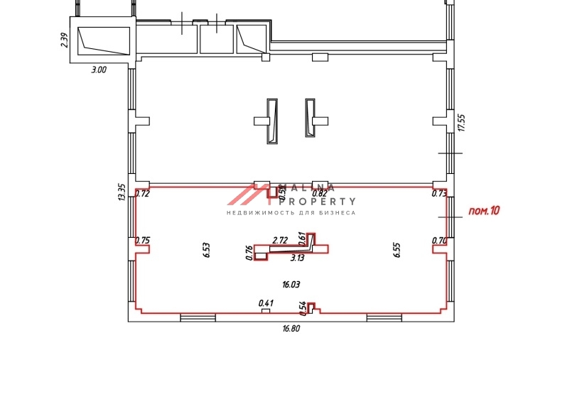 Продажа лучшего помещения в ЖК "Ильинские Луга"