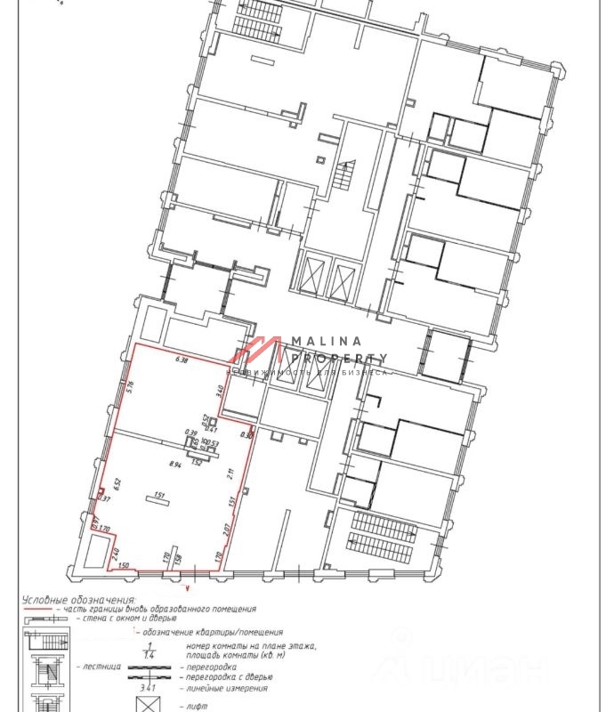 Аренда торгового помещения в ЖК "Vangarden"