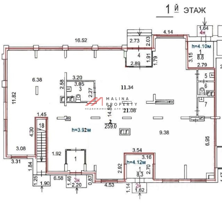 Аренда торгового помещения в новом доме