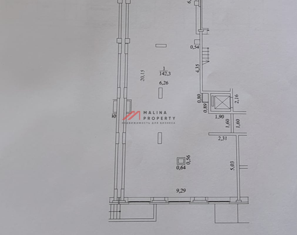 Продажа торгового помещения в Звенигороде