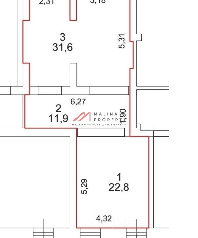 Продажа помещения с арендатором салон красоты