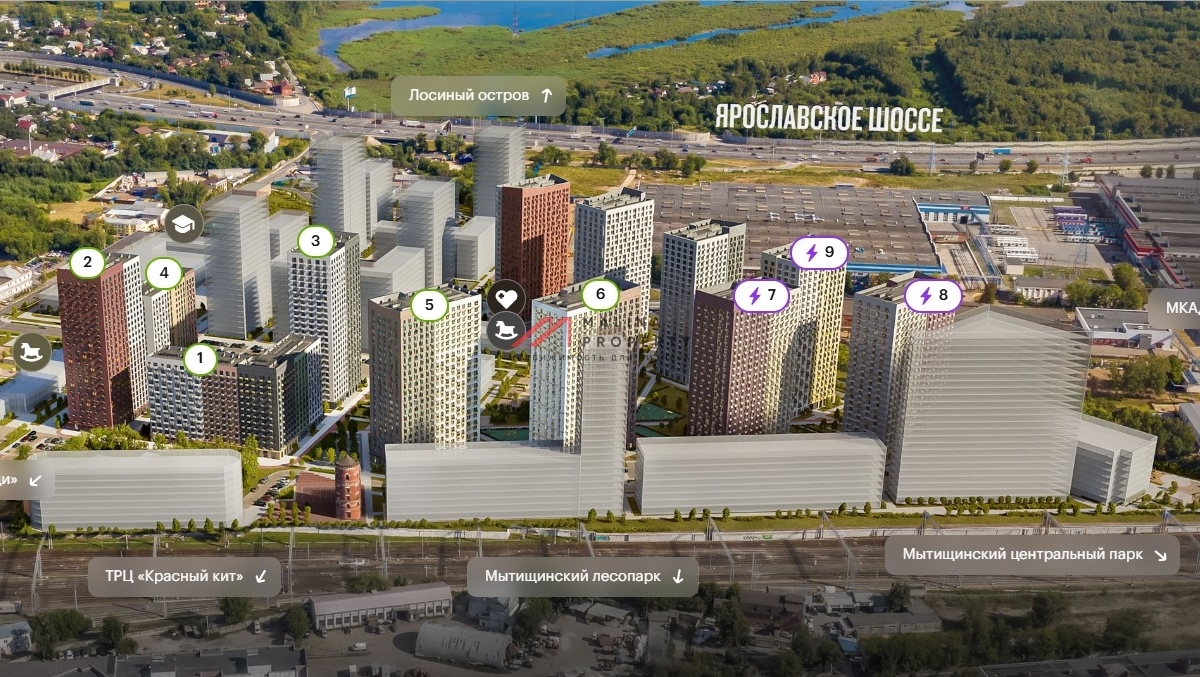 Продажа торгового помещения в ЖК "Яуза парк" 