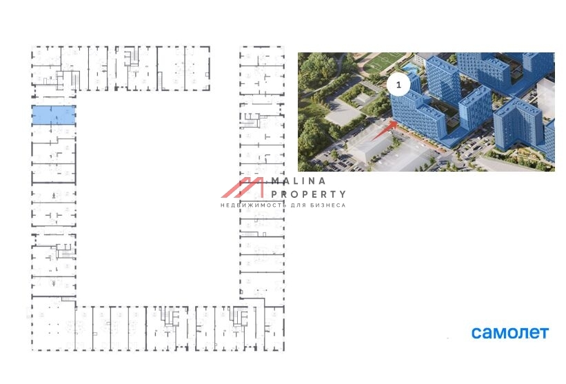Аренда нежилого помещения в ЖК "Квартал Марьино".